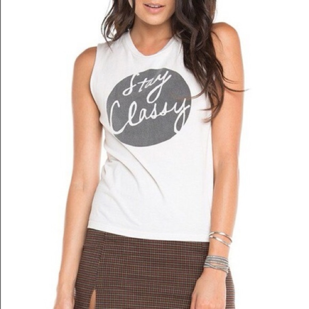 Brandy Melville Stay Classy Tank
